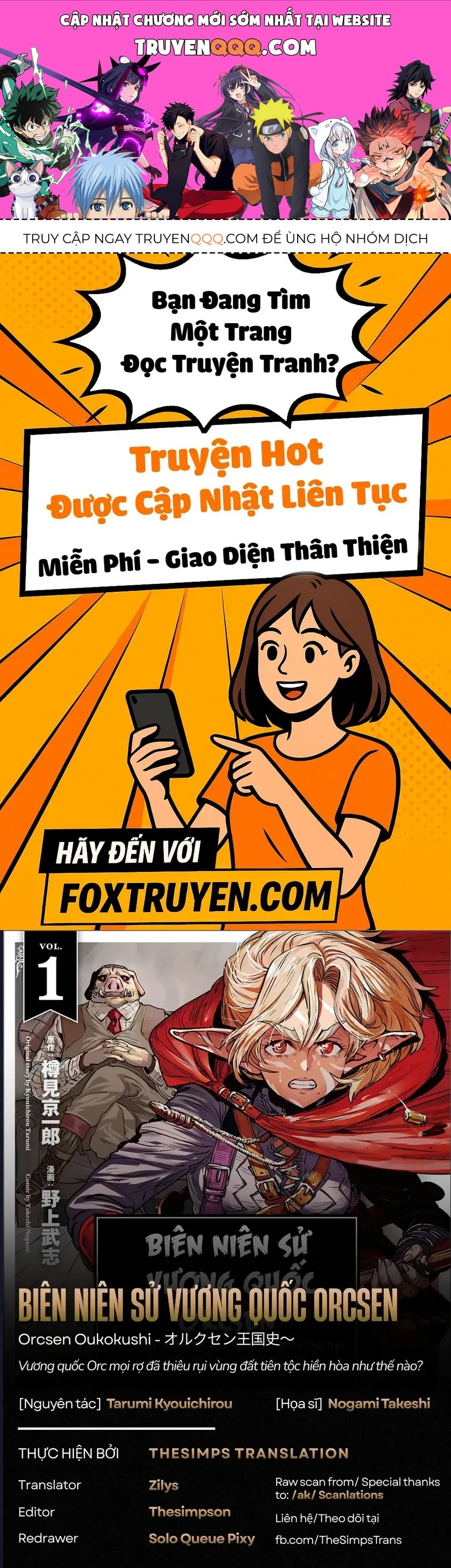 Orcsen Oukokushi ~Yaban Na Orc No Kuni Wa, Ikanishite Heiwa Na Elf No Kuni Wo Yakiharau Ni Itatta Ka~ - Ch.2 - Trang 1 - Asahi Truyen