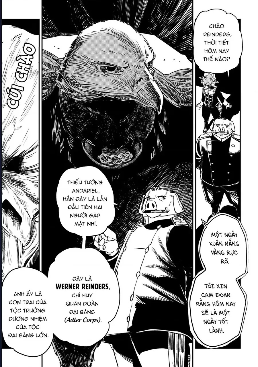Orcsen Oukokushi ~Yaban Na Orc No Kuni Wa, Ikanishite Heiwa Na Elf No Kuni Wo Yakiharau Ni Itatta Ka~ - Ch.3 - Trang 21 - Asahi Truyen