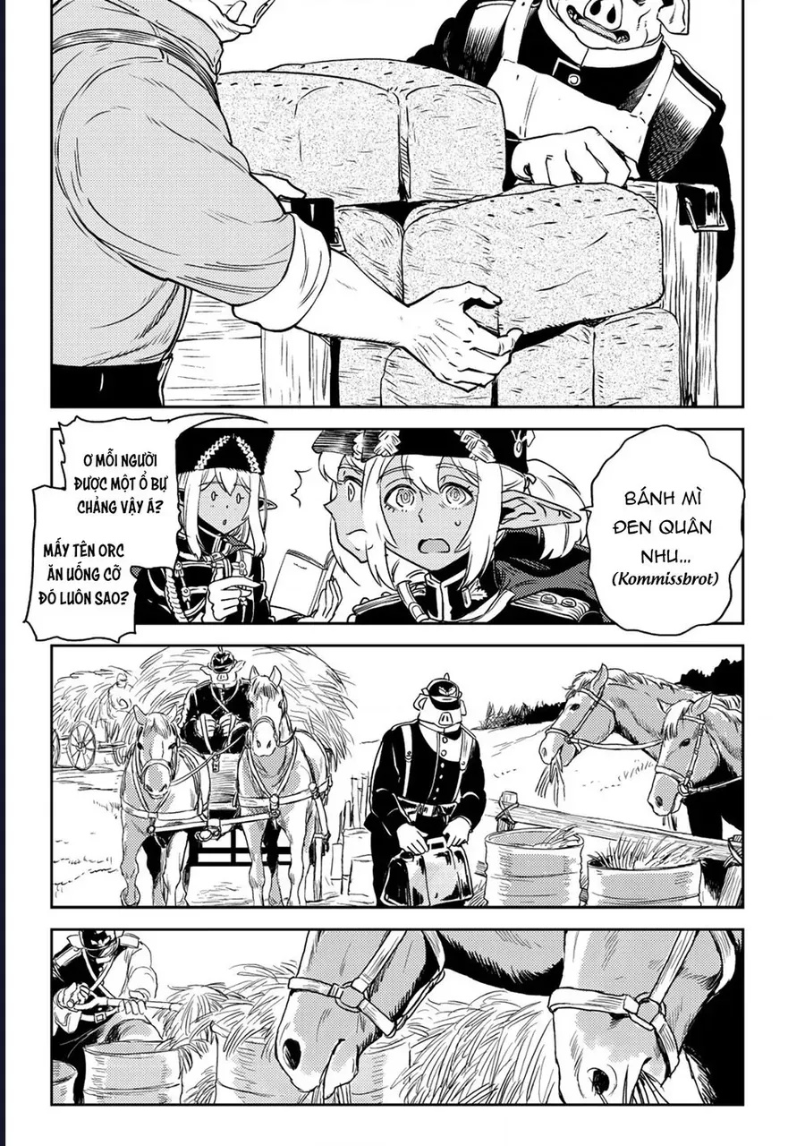 Orcsen Oukokushi ~Yaban Na Orc No Kuni Wa, Ikanishite Heiwa Na Elf No Kuni Wo Yakiharau Ni Itatta Ka~ - Ch.4 - Trang 23 - Asahi Truyen