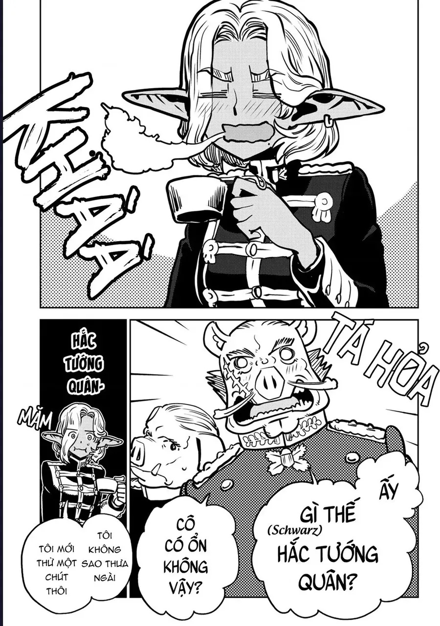 Orcsen Oukokushi ~Yaban Na Orc No Kuni Wa, Ikanishite Heiwa Na Elf No Kuni Wo Yakiharau Ni Itatta Ka~ - Ch.4 - Trang 34 - Asahi Truyen