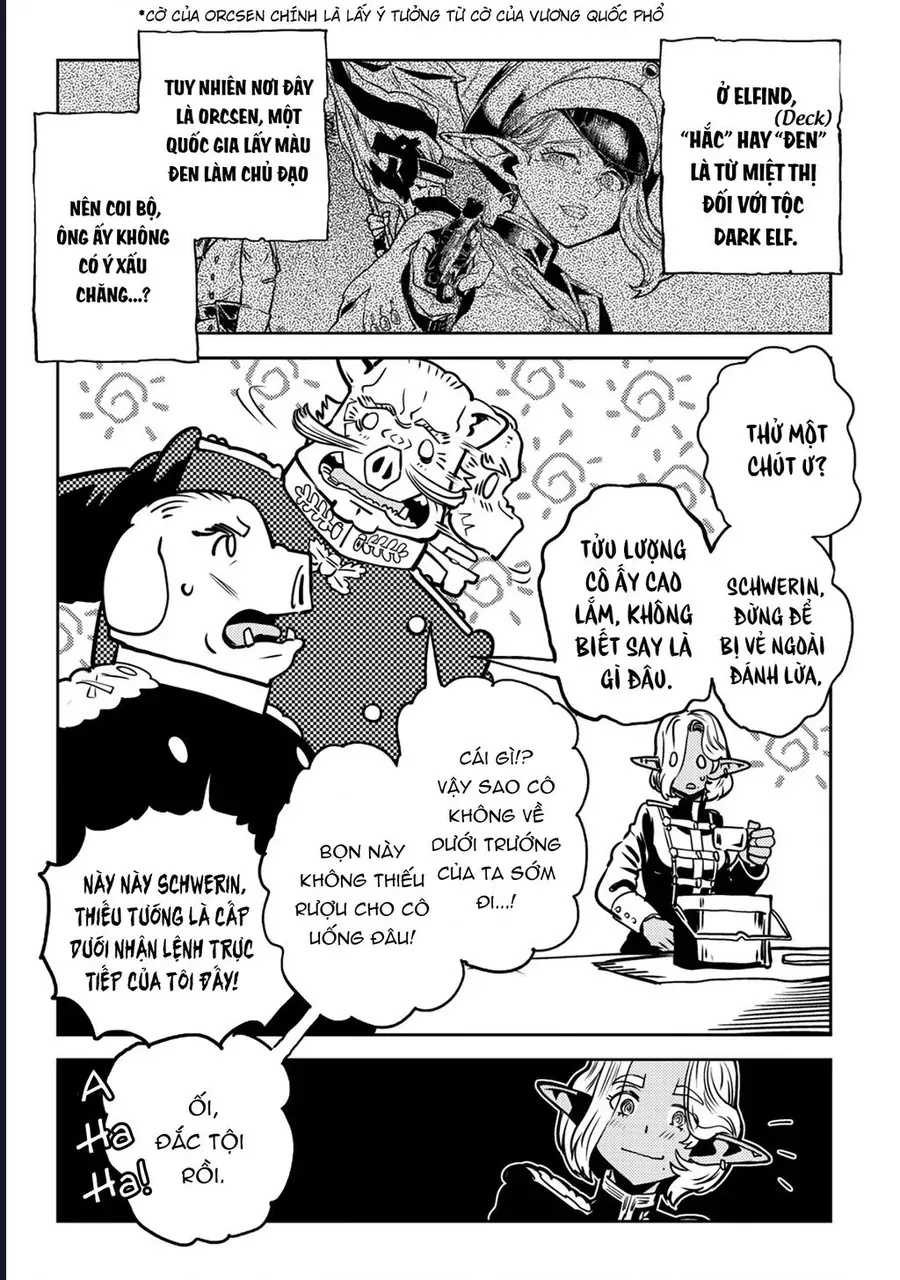 Orcsen Oukokushi ~Yaban Na Orc No Kuni Wa, Ikanishite Heiwa Na Elf No Kuni Wo Yakiharau Ni Itatta Ka~ - Ch.4 - Trang 35 - Asahi Truyen