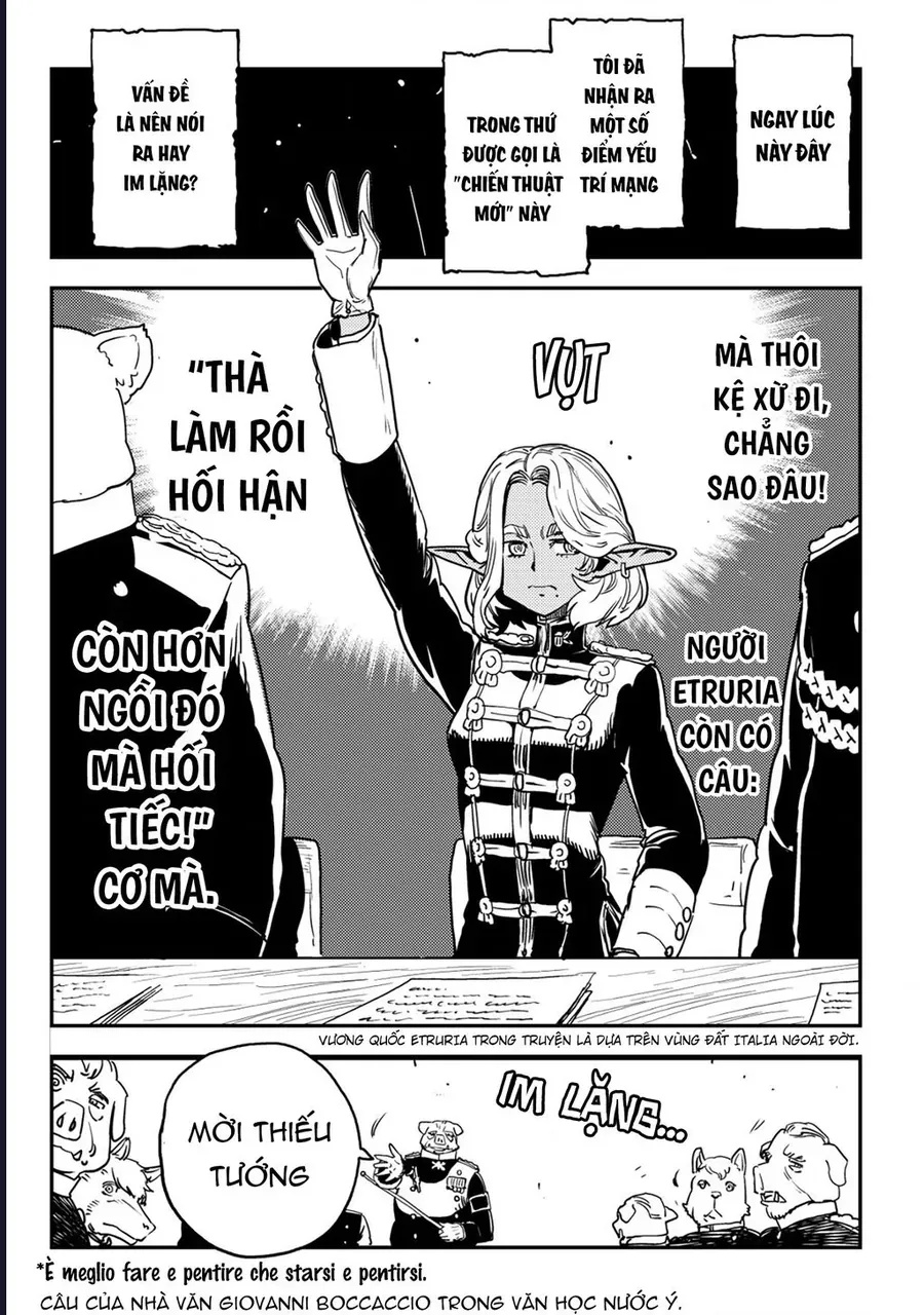 Orcsen Oukokushi ~Yaban Na Orc No Kuni Wa, Ikanishite Heiwa Na Elf No Kuni Wo Yakiharau Ni Itatta Ka~ - Ch.6 - Trang 17 - Asahi Truyen
