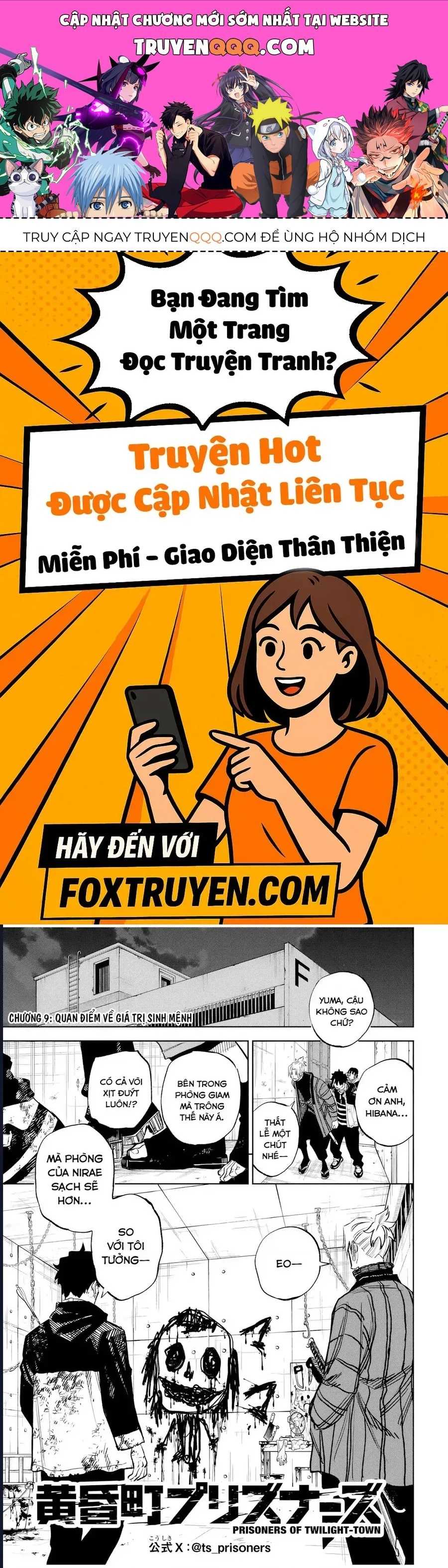 Tasogare Machi Prisoners - Ch.9 - Trang 1 - Asahi Truyen